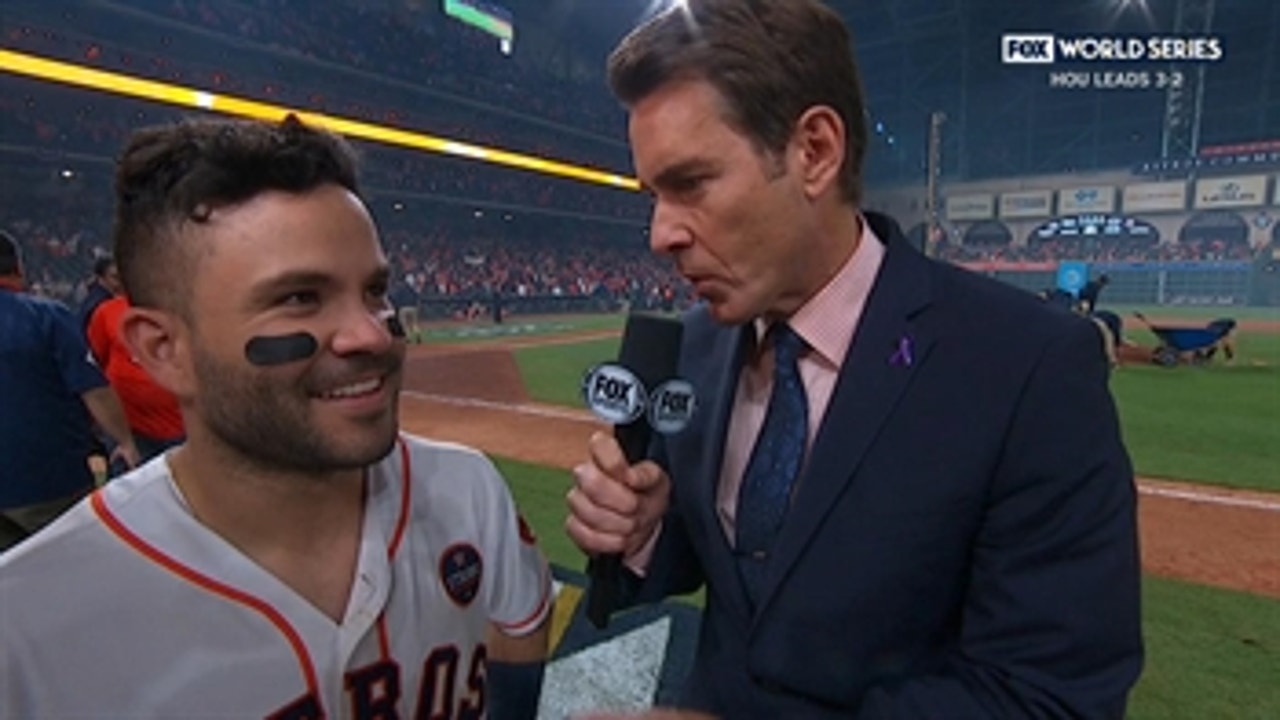 Jose Altuve all smiles after amazing 13-12 win in Game 5