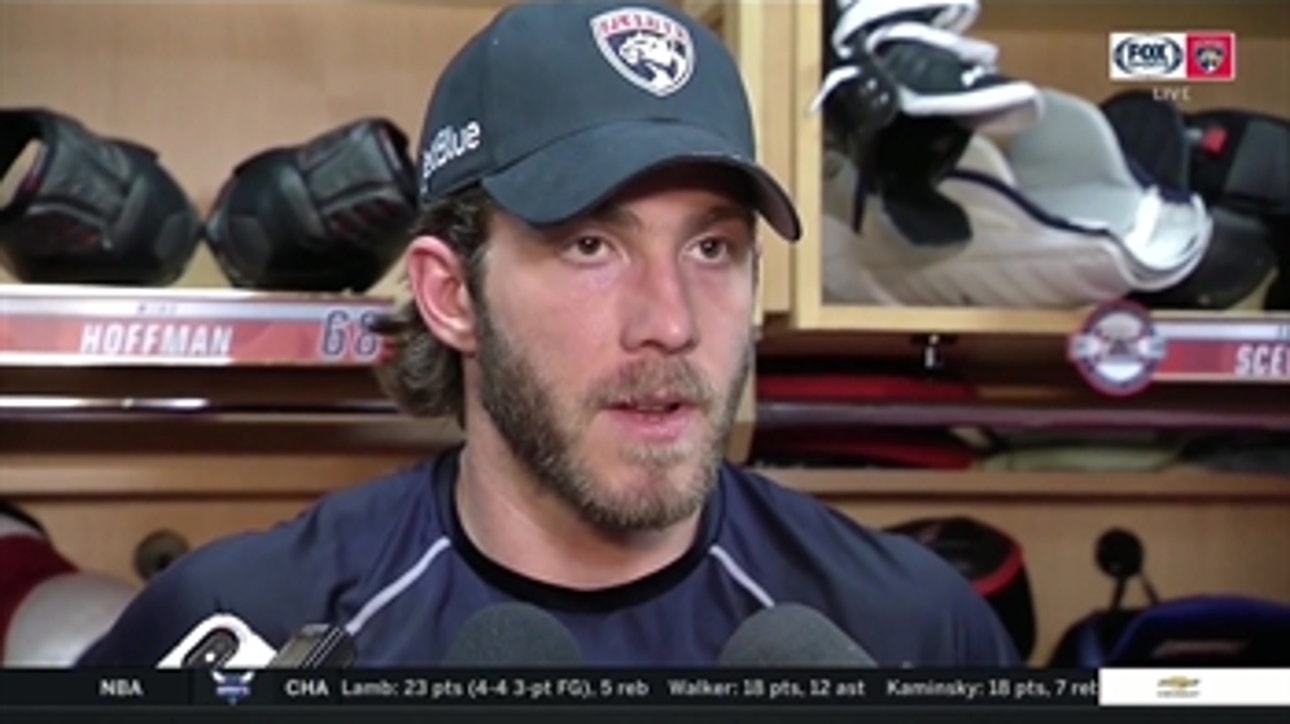 Mike Hoffman on Panthers' loss: 'There's no excuses this time of year'