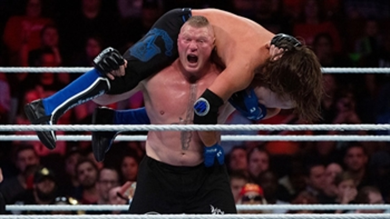 AJ Styles vs. Brock Lesnar - Champion vs. Champion Match: Survivor Series 2017 (Full Match)
