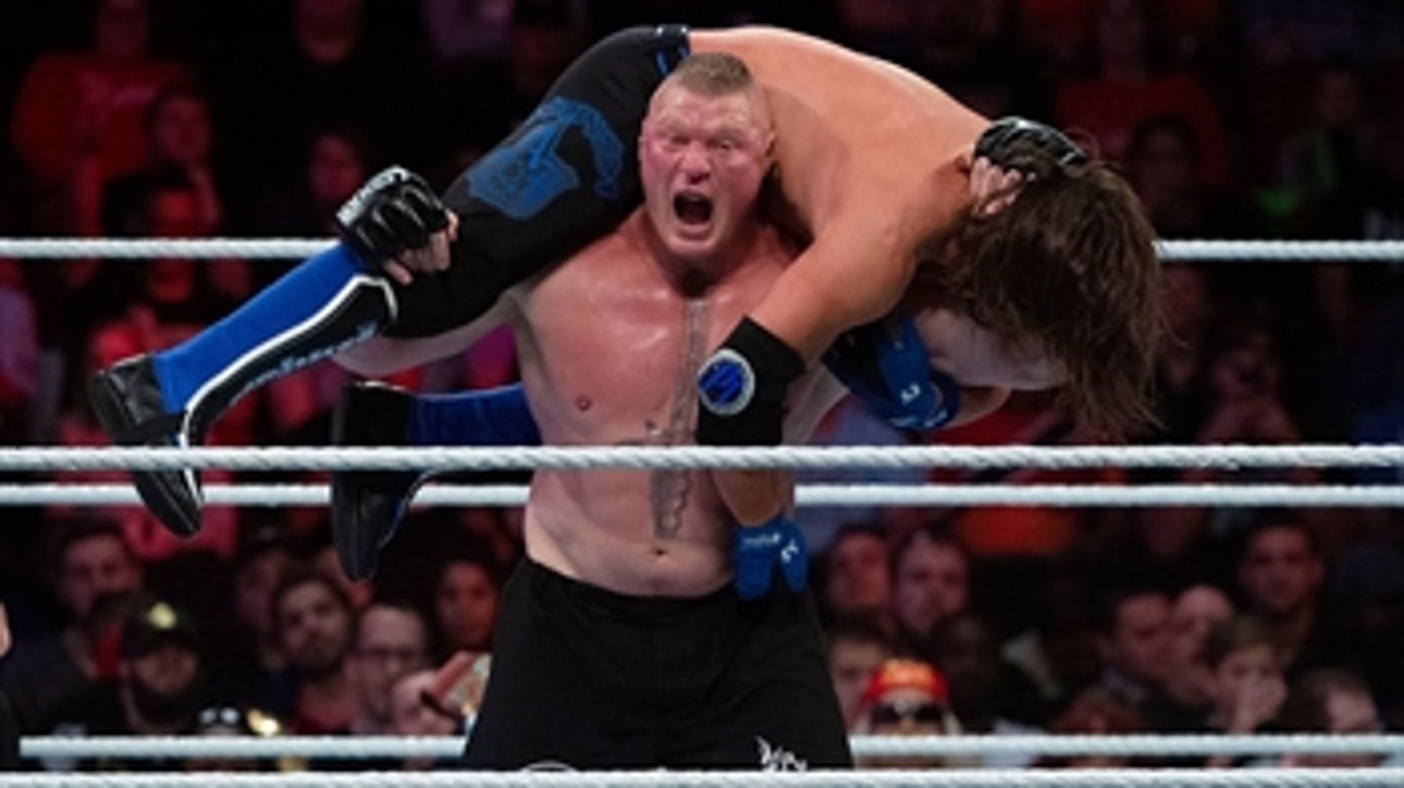 AJ Styles vs. Brock Lesnar - Champion vs. Champion Match: Survivor Series 2017 (Full Match)