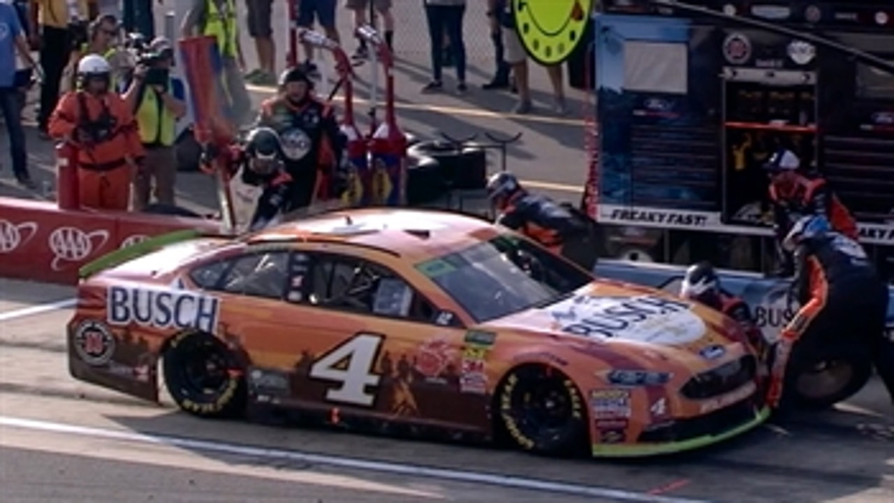 Here's what happened to Kevin Harvick on pit road at Dover that may have cost him a win