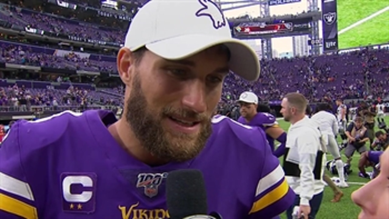 Kirk Cousins on rebounding with decisive win over Raiders