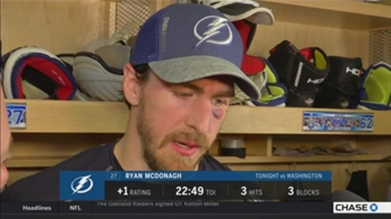 Ryan McDonagh on holding off the Capitals late in Game 5