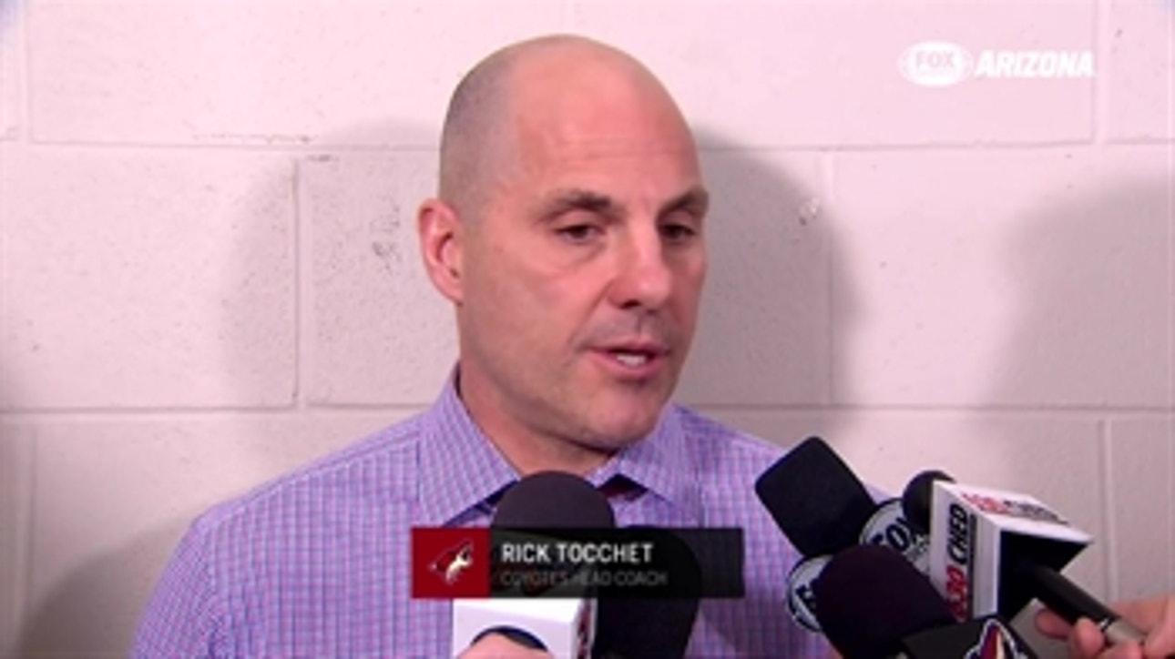 Rick Tocchet: We had a lot of chances tonight