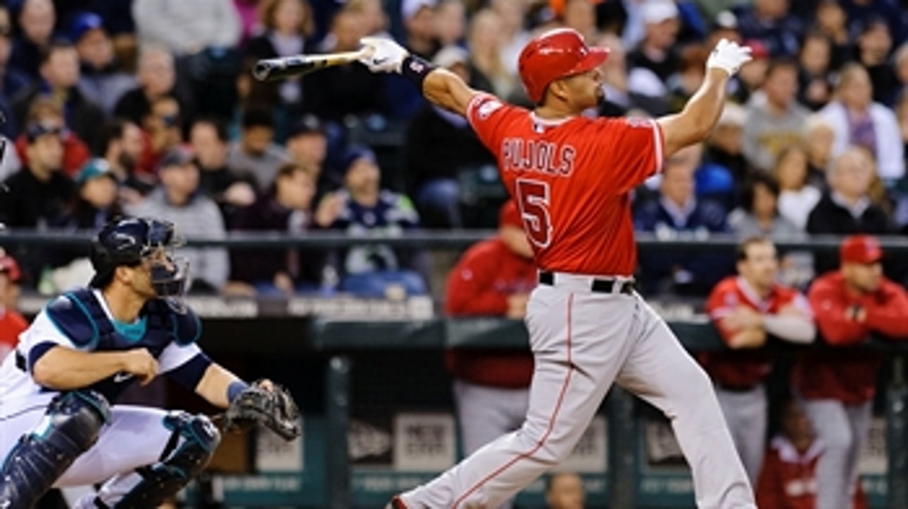 Pujols pushes Angels past Mariners