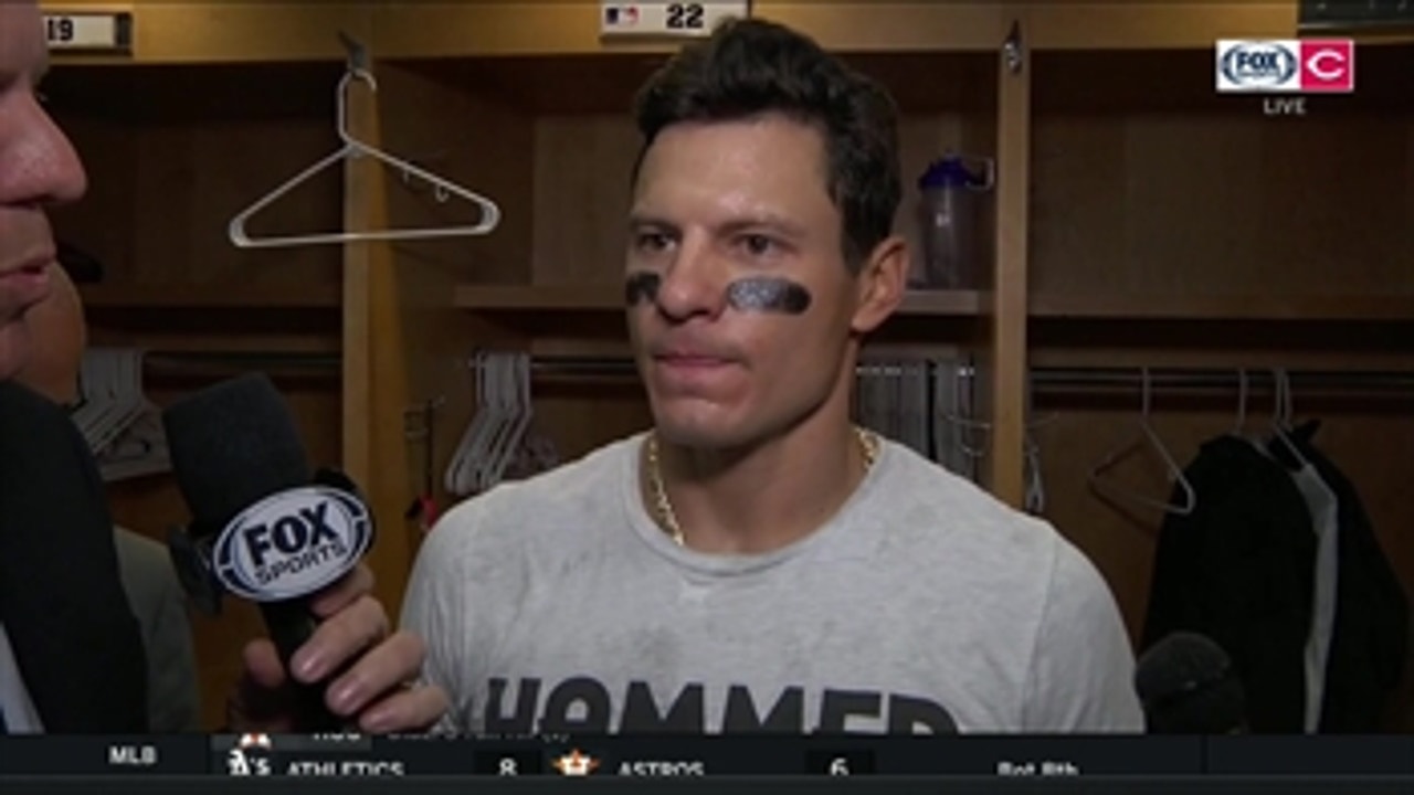 Derek Dietrich talks about his big day at the plate and what led up to the benches clearing
