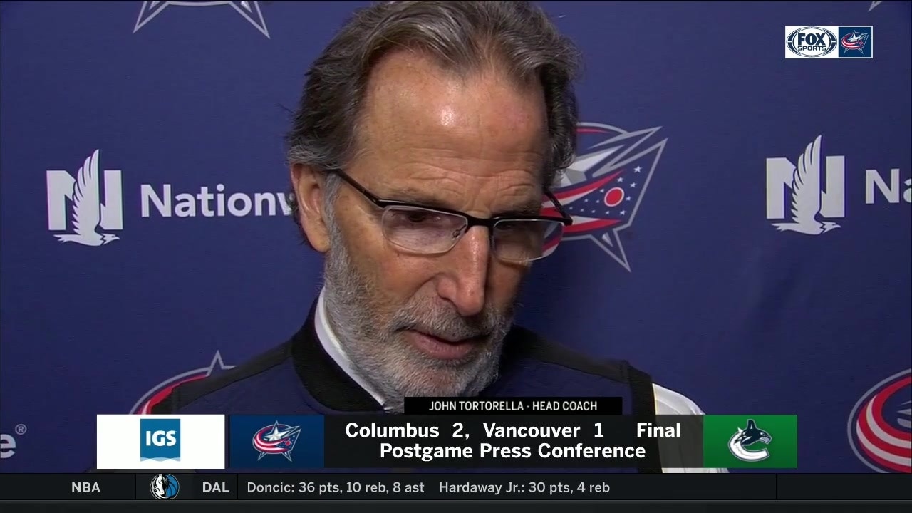 Torts: How Blue Jackets performed on road trip 'cements the belief on how we have to play'