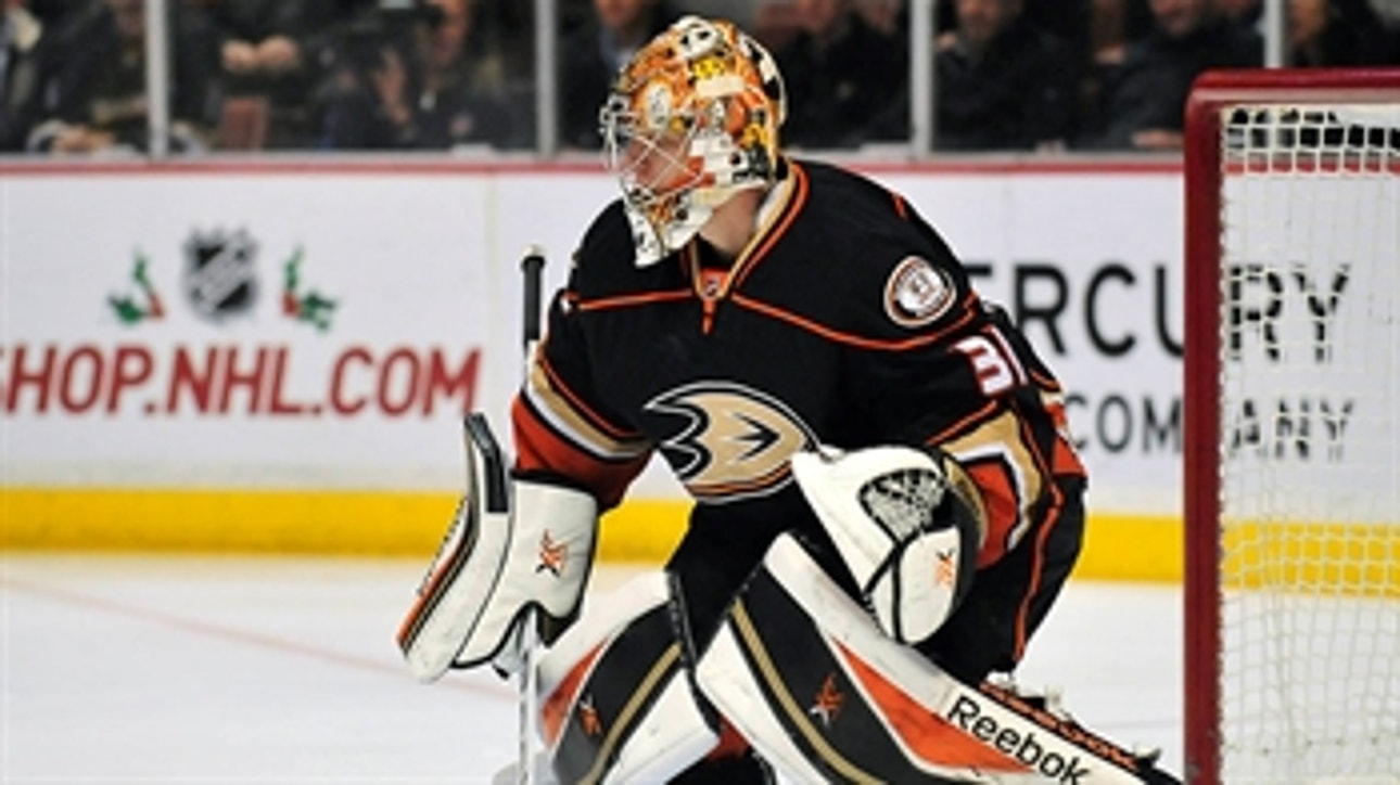 Andersen, Ducks hold off Bruins