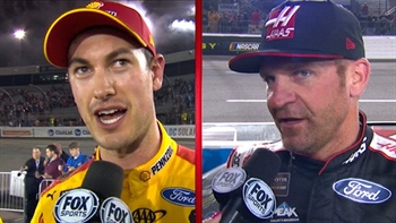 Joey Logano & Clint Bowyer on hunting Martin Truex Jr. for the win in Richmond