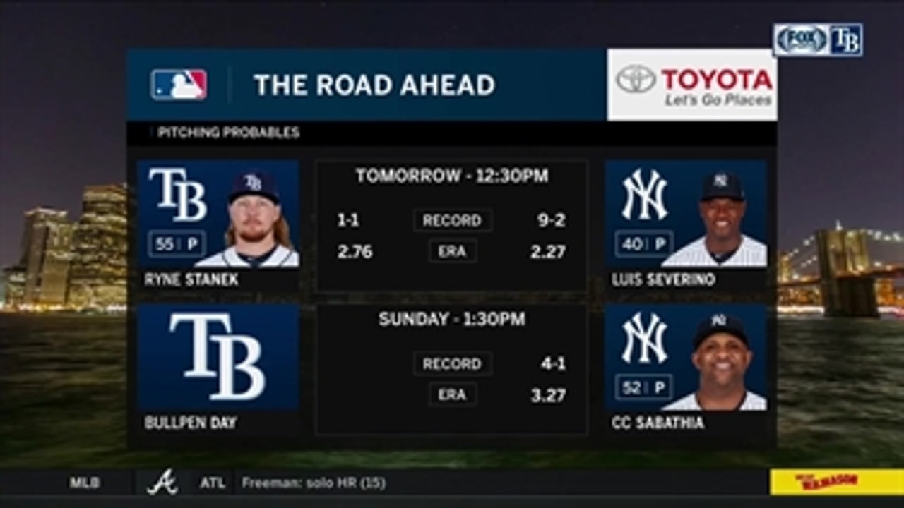 Ryne Stanek opens things up for Rays in Game 3 against Yankees