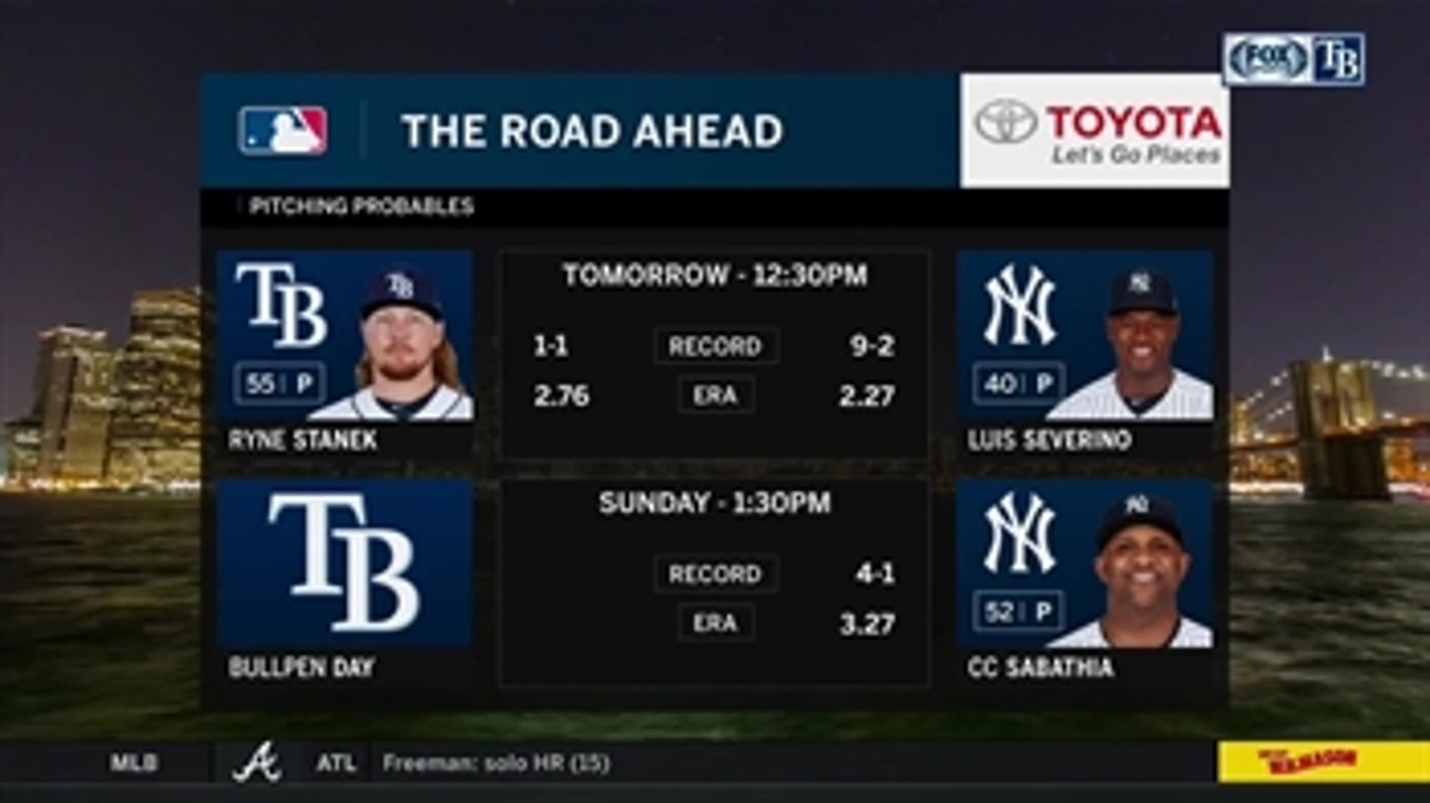 Ryne Stanek opens things up for Rays in Game 3 against Yankees