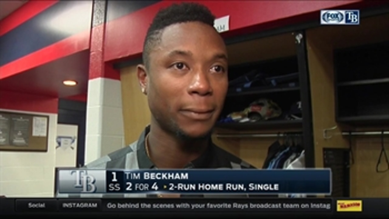 Tim Beckham says Rays are fun to watch, fun to be a part of