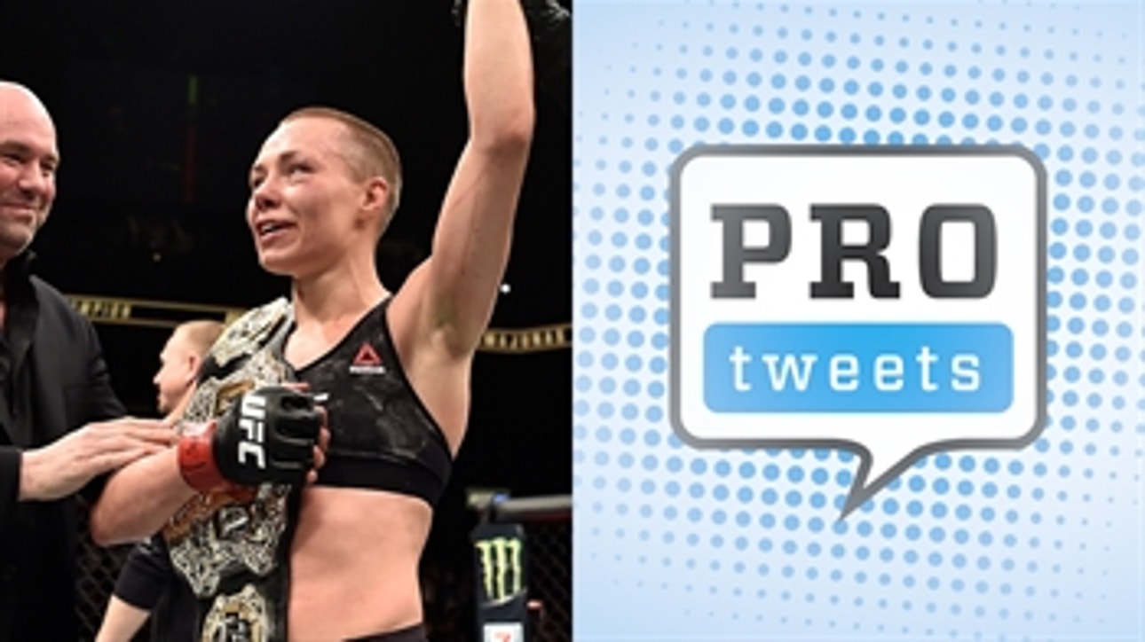 Fighters react to Rose Namajunas' title defense | Pro Tweets