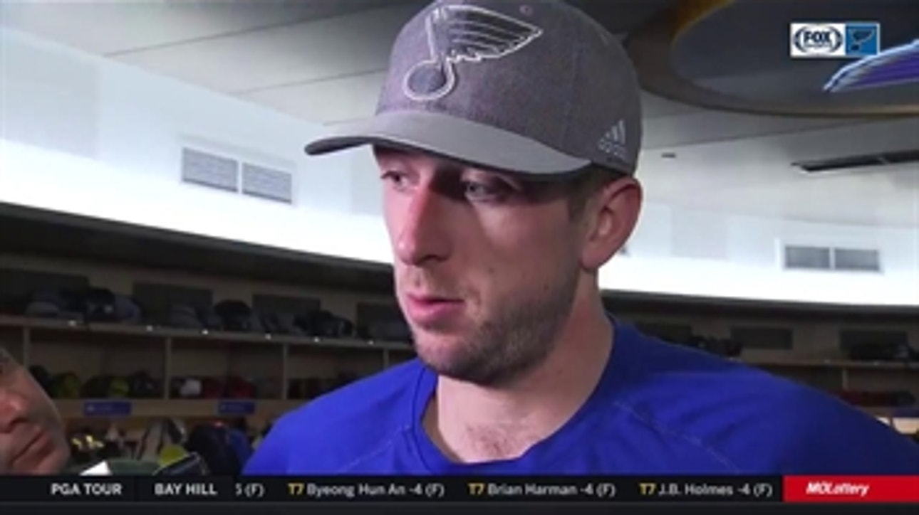 Allen on frustrating Blues loss: 'It's a tough way to go'