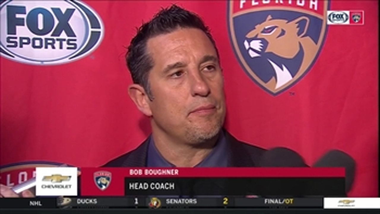 Bob Boughner proud of how Panthers stuck up for each other