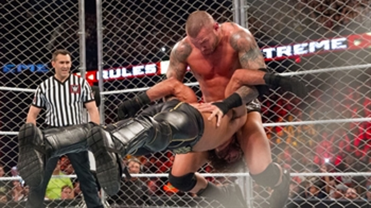 Seth Rollins vs. Randy Orton - WWE World Heavyweight Title Steel Cage Match: Extreme Rules 2015 (Full Match)