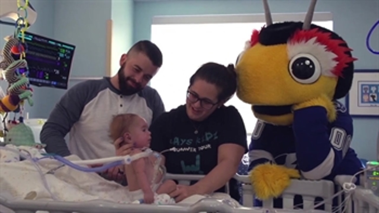 Bigger than sports: Lightning forward Alex Killorn visits Johns Hopkins All Children's Hospital