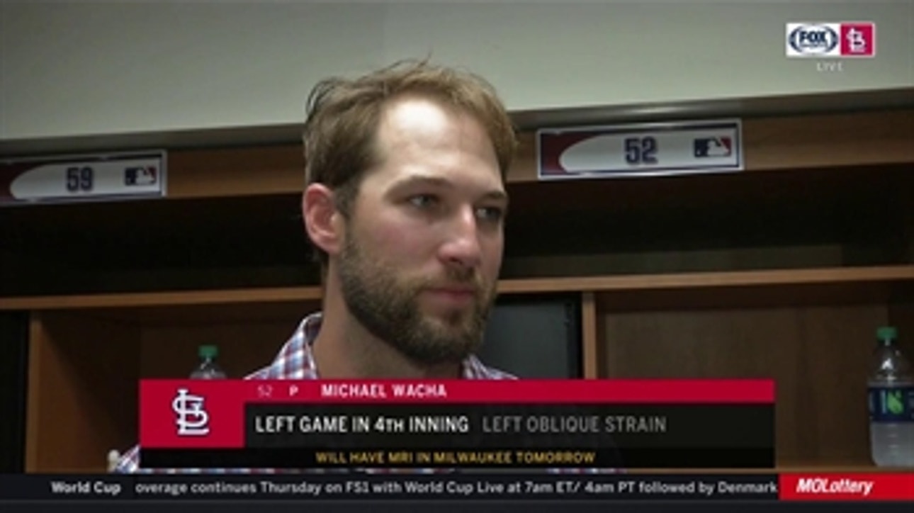 Wacha explains oblique injury -- and what comes next