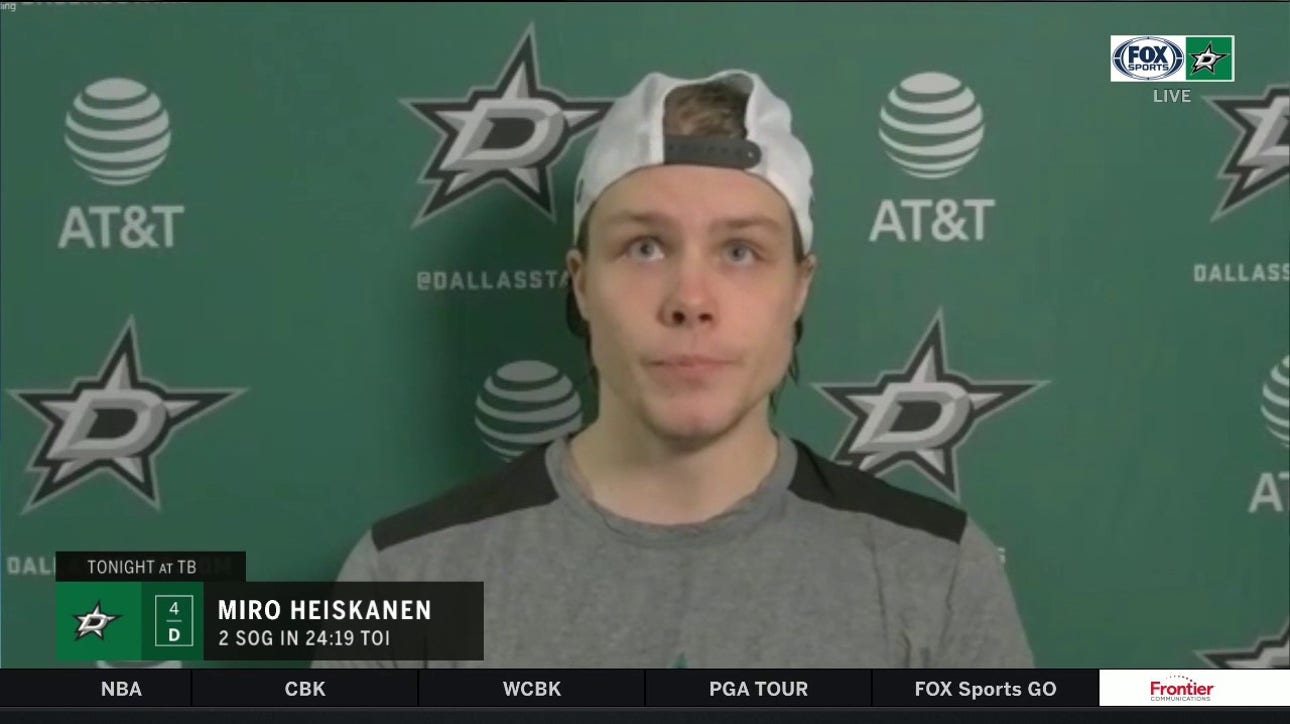 Miro Heiskanen: 'We go to find a way to win these games'