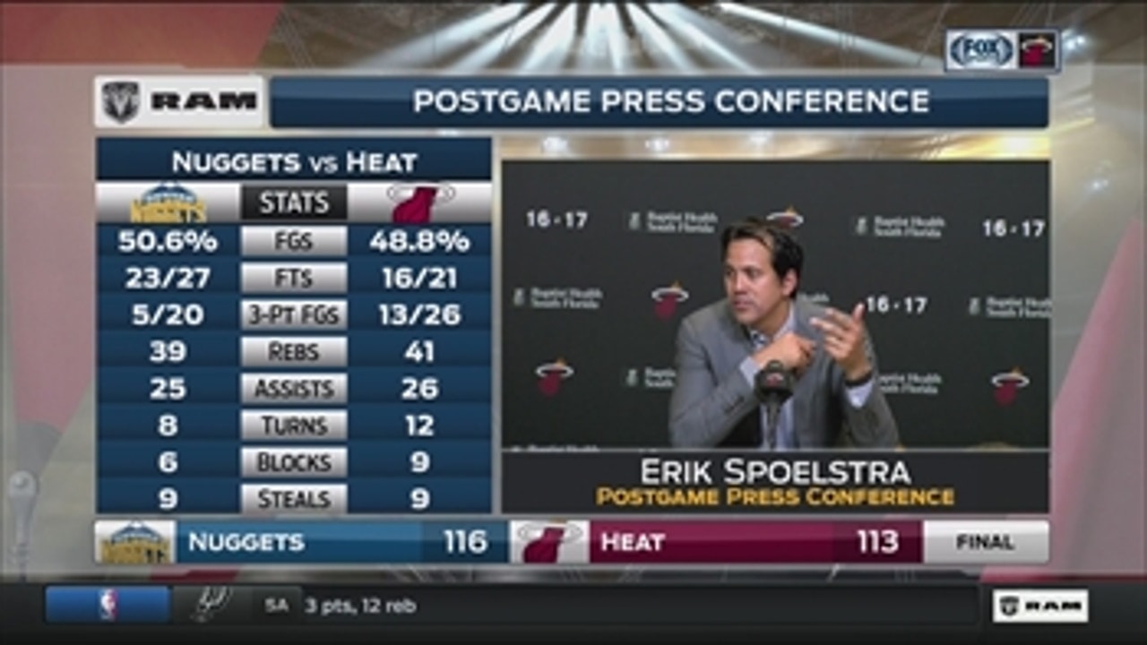 Erik Spoelstra: We have to quiet the noise and get back to work