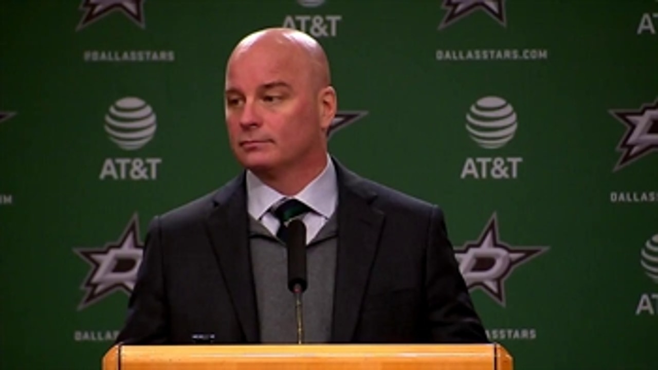 Jim Montgomery talks Stars 4-2 win over the Golden Knights