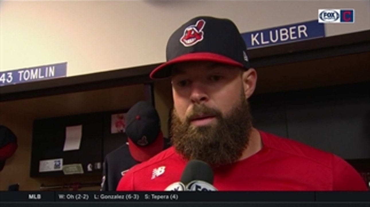 Corey Kluber understands Tito's decision to pull him after 5 innings