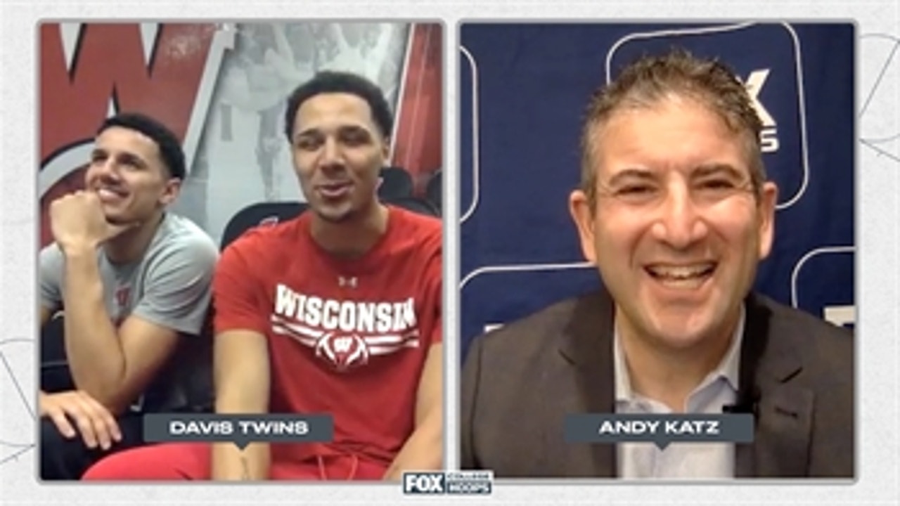 It's a twin thing: Jordan and Johnny Davis talk playing with each other at Wisconsin ' CBB on Fox