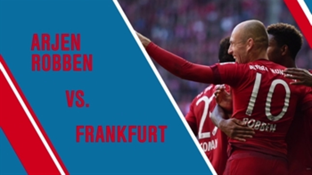 Arjen Robben vs. Frankfurt: All Touches ' 2015-16 Bundesliga Highlights