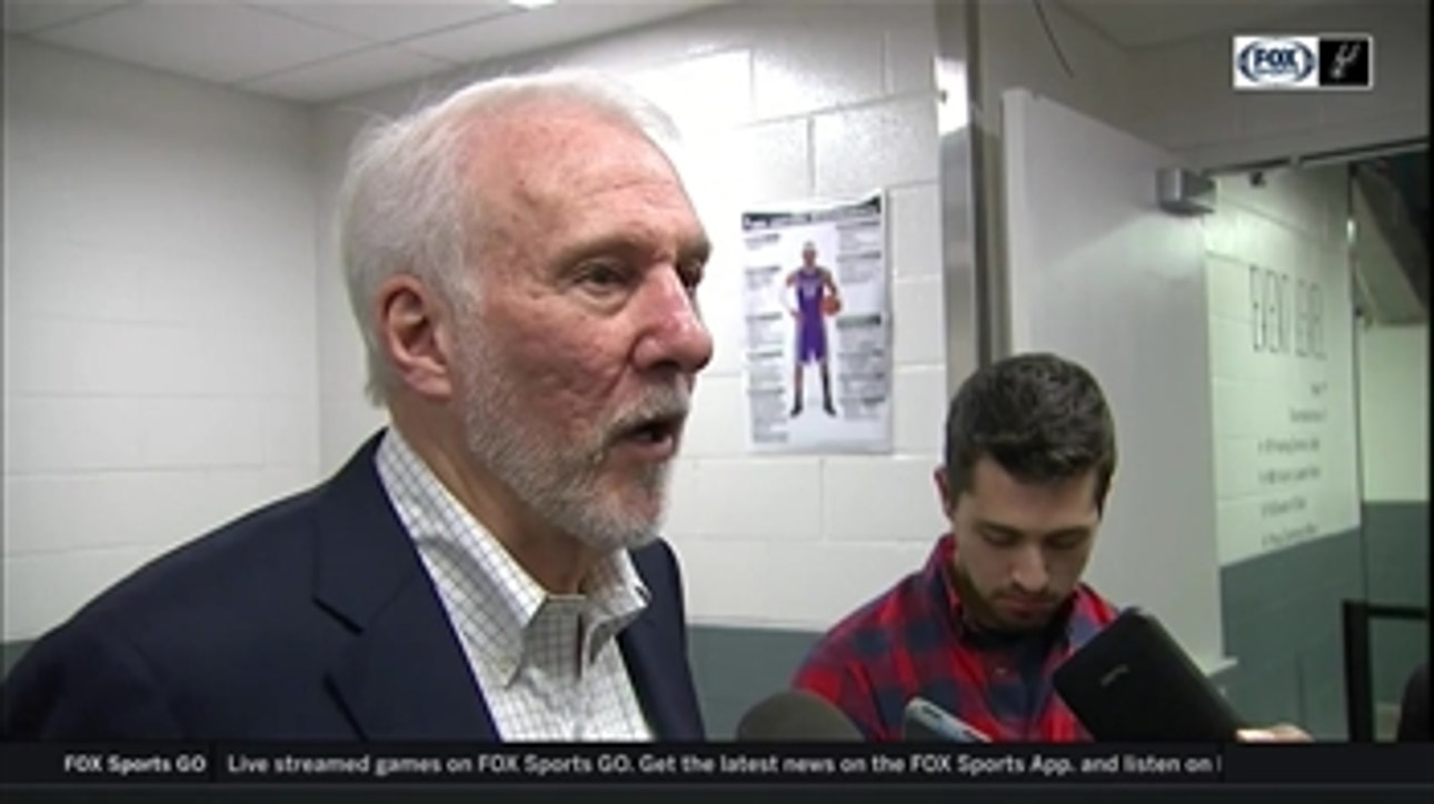 Gregg Popovich: 'Just go to the next game'