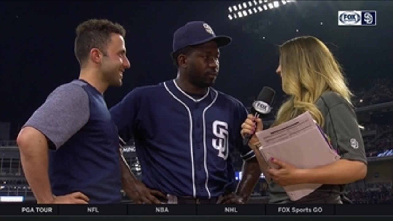 Jose Pirela discusses how it felt to hit his first home run of the season