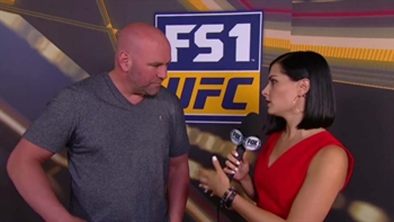 Dana White talks with Megan Olivi ' INTERVIEW ' UFC 225