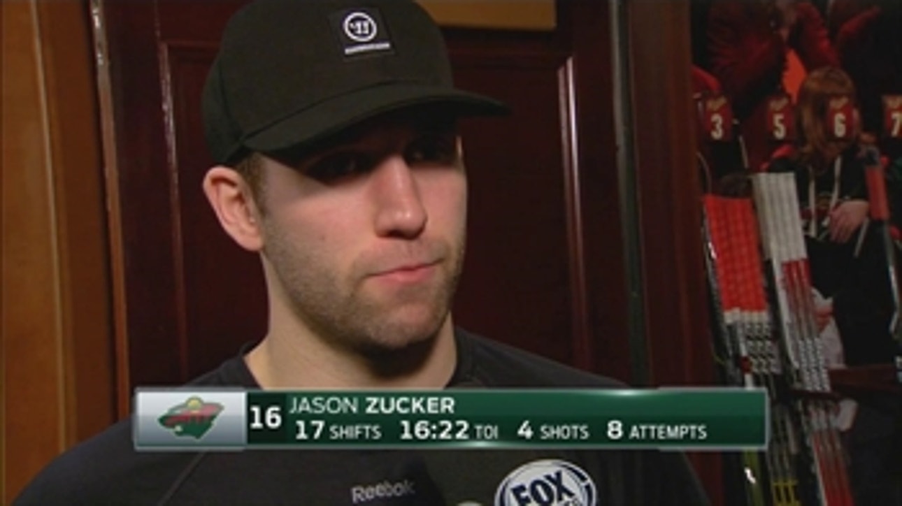 Jason Zucker: "We played hard"