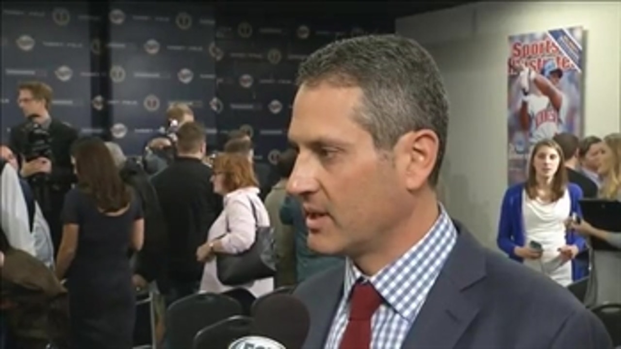New Twins general manager Thad Levine introduced