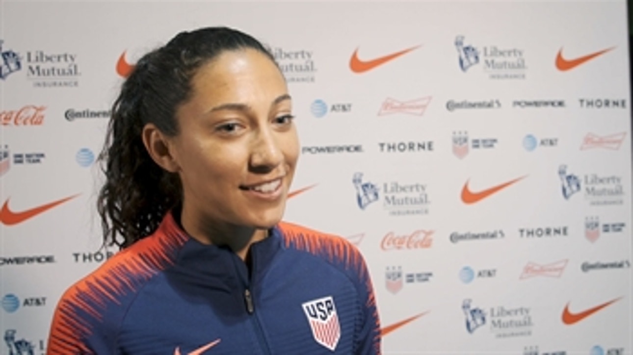 USWNT player Christen Press set to earn 100th cap
