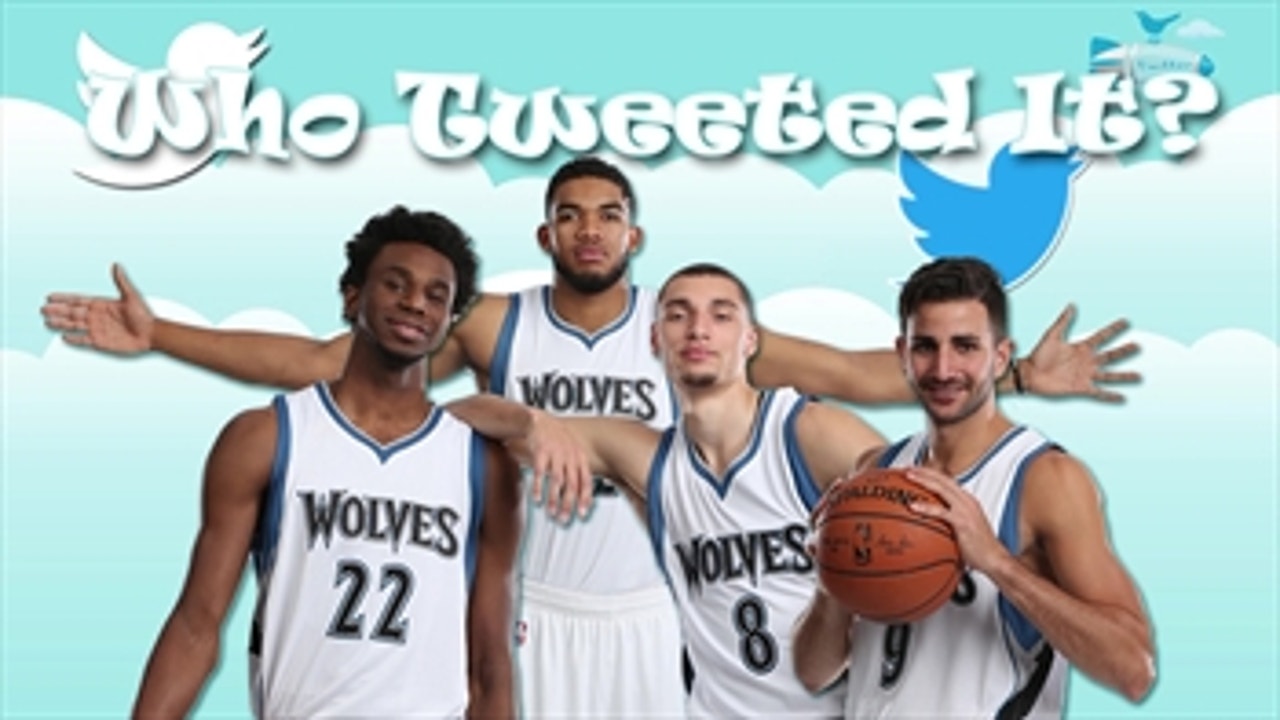 Timberwolves players play Who Tweeted It?