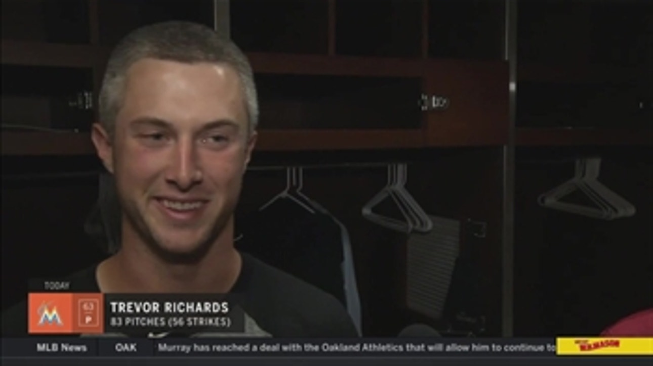 Trevor Richards on returning to the majors, pitching in front of friends and family