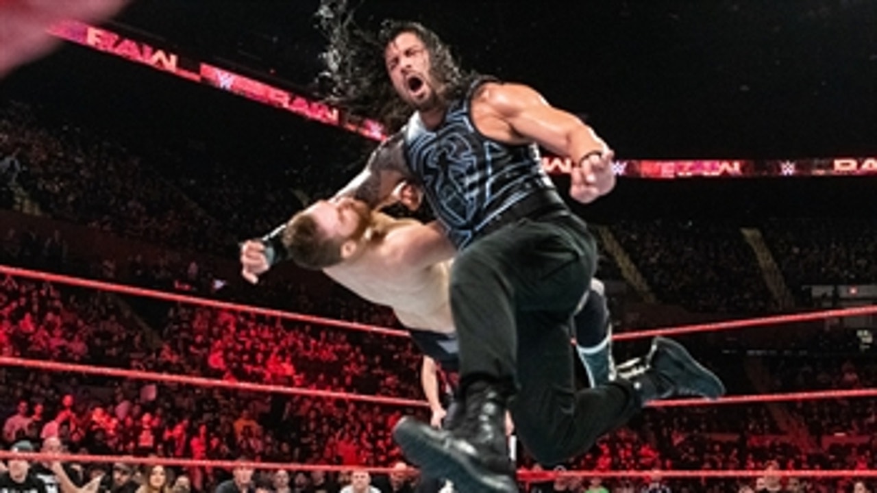 Roman Reigns vs. Finn Bálor vs. Sami Zayn - Money in the Bank Qualifying Match: Raw, May 7, 2018 (Full Match)