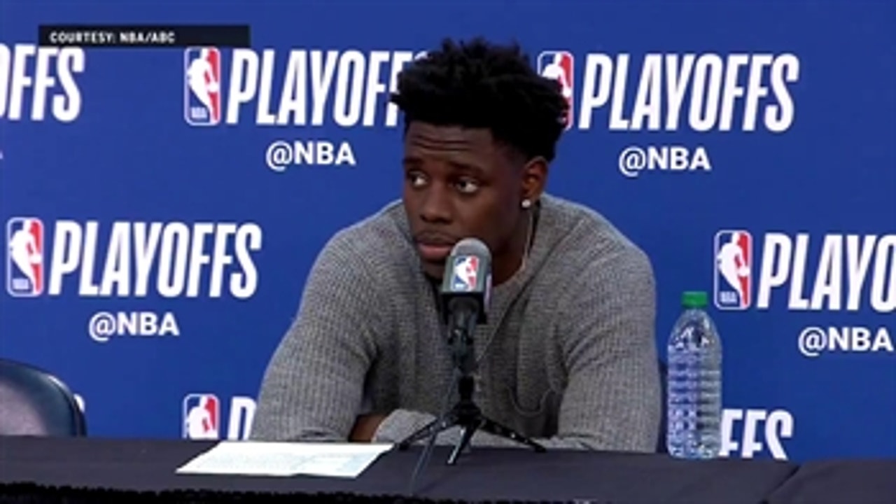 Jrue Holiday on New Orlean's poor shooting in Game 4 ' Warriors at Pelicans