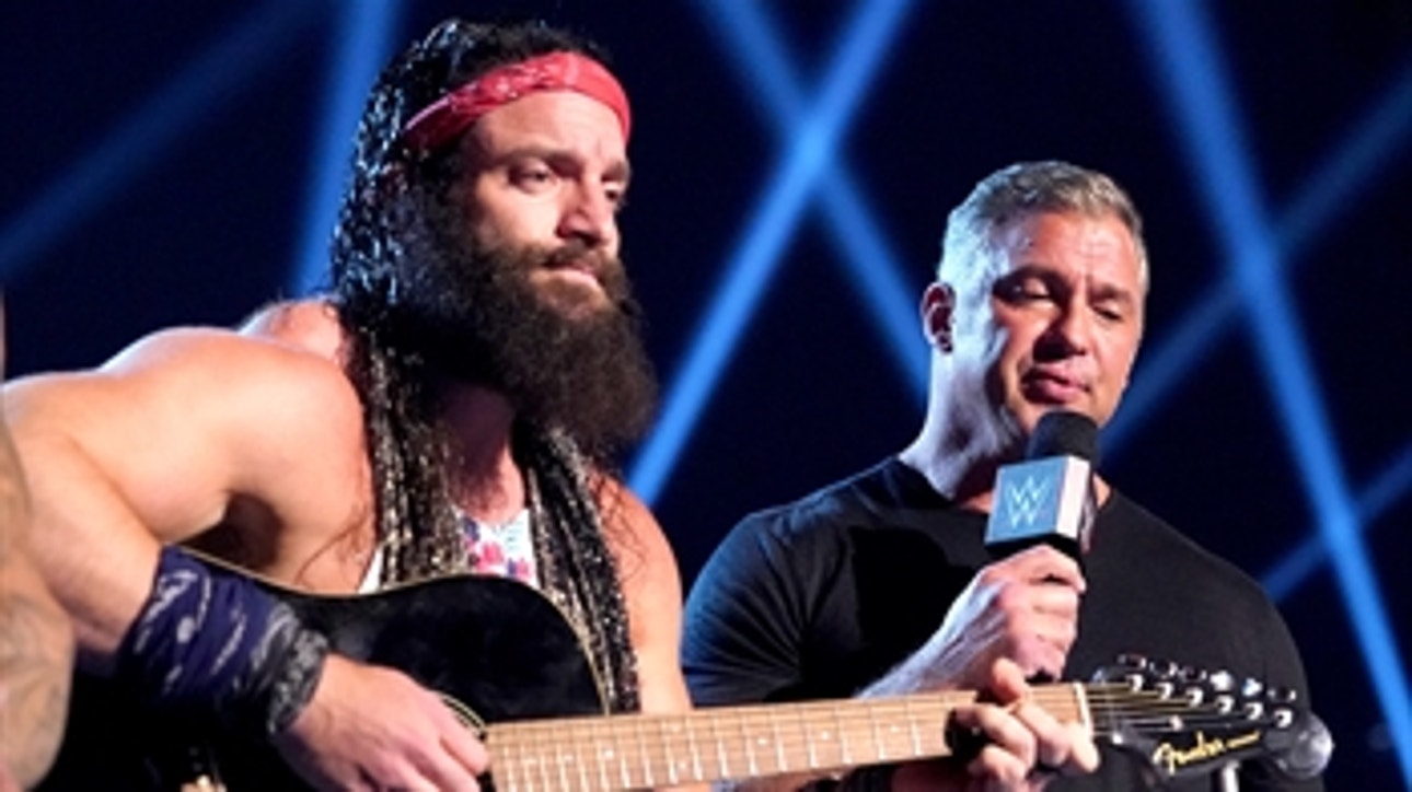Shane McMahon & Elias perform a special duet: Raw, Mar. 22, 2021