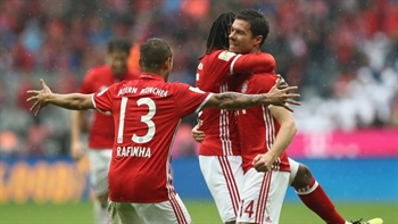 Xabi Alonso's rocket puts Bayern Munich in front ' 2016-17 Bundesliga Highlights