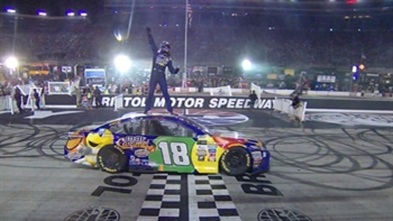 Kyle Busch wins to complete the trifecta | 2017 BRISTOL