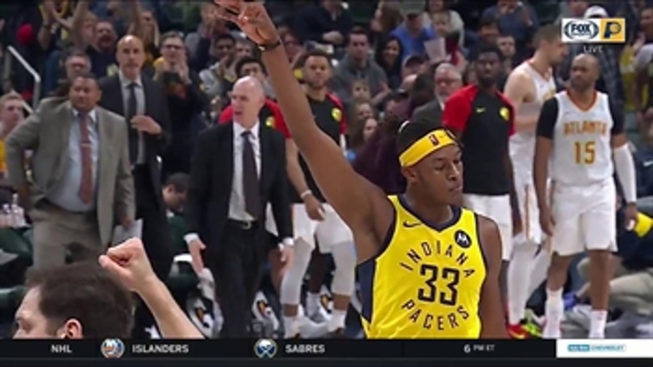 WATCH: Turner shines before getting hurt in Pacers' win over Hawks