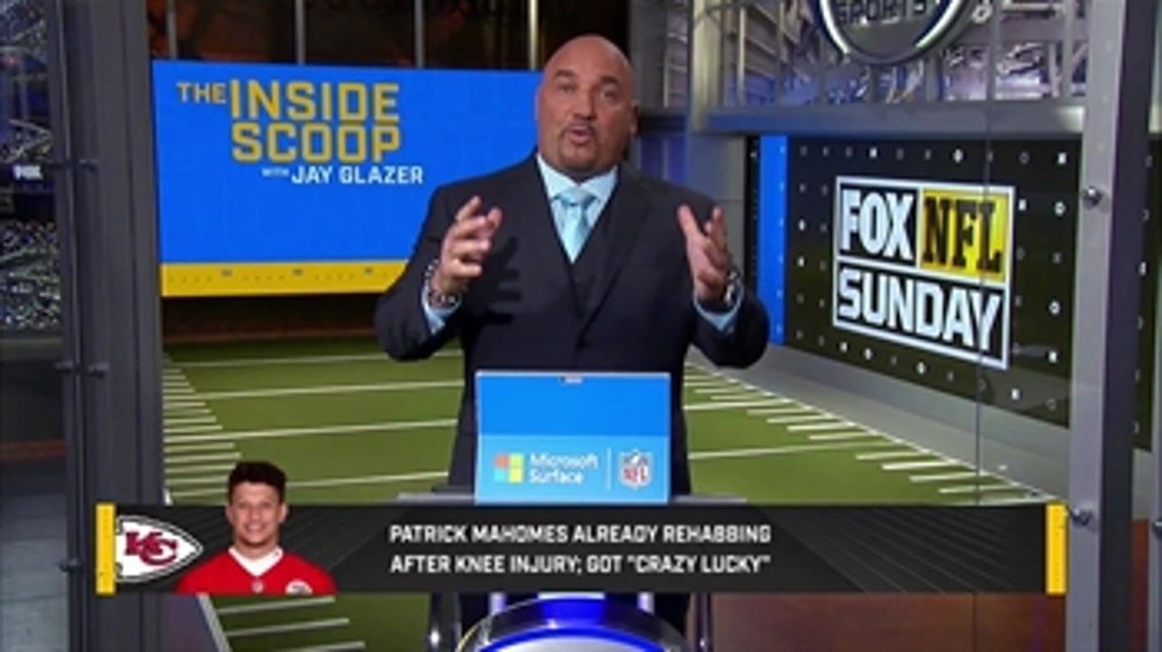 Patrick Mahomes got 'crazy lucky' with knee injury -- Jay Glazer explains