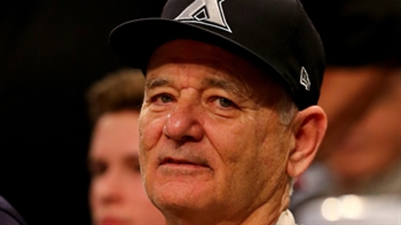 Bill Murray supports his son on the Xavier coaching staff
