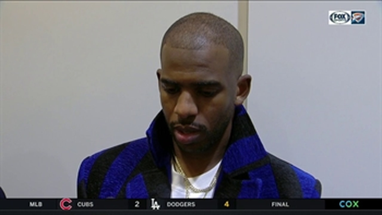 Chris Paul on the Thunder defeating the Spurs 131-103