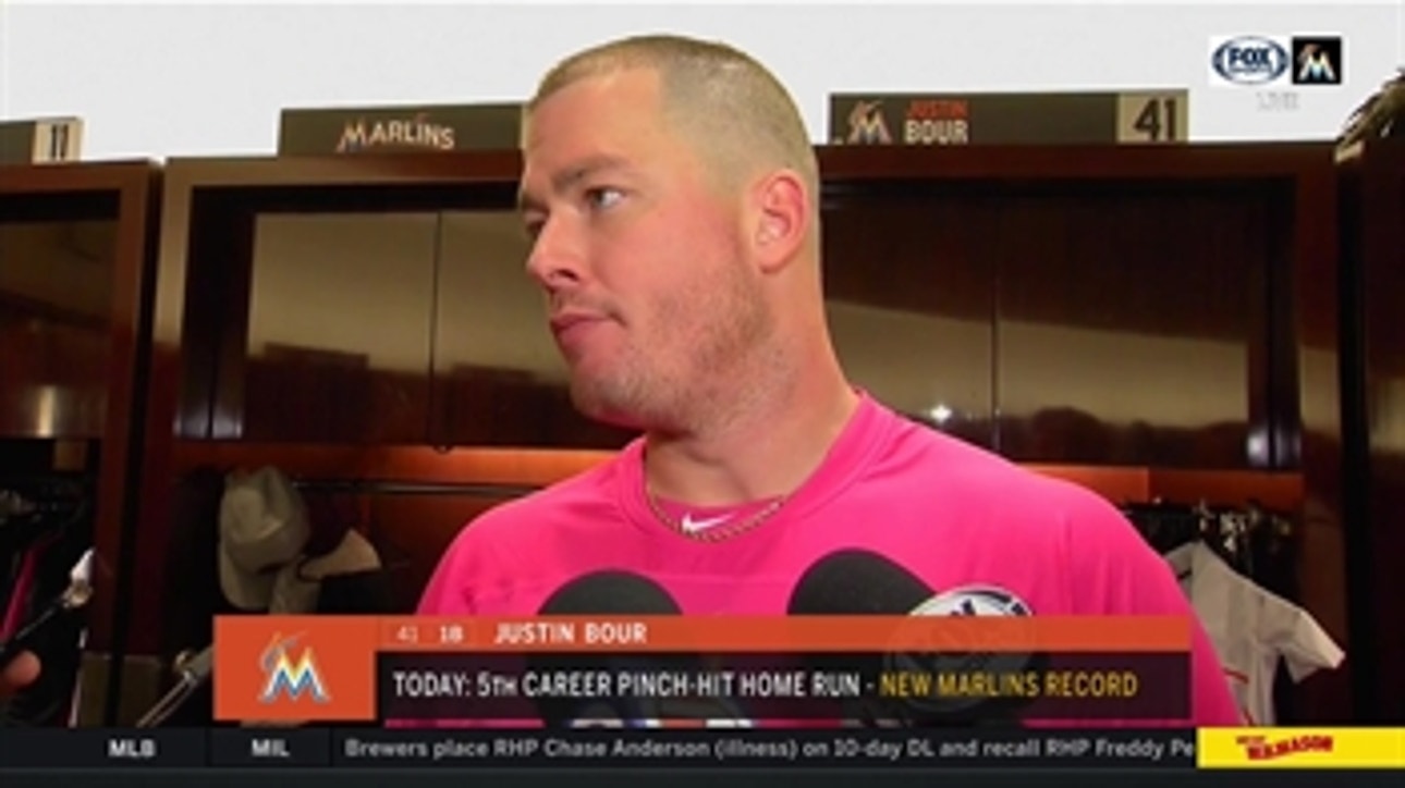 Justin Bour on his 3rd pinch-homer of the season