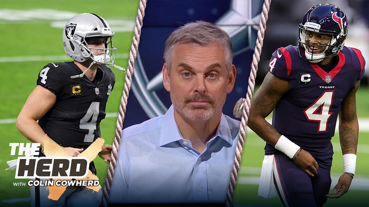 Colin Cowherd is doubling down: 'Deshaun Watson for Derek Carr, the Raiders need a star' | THE HERD