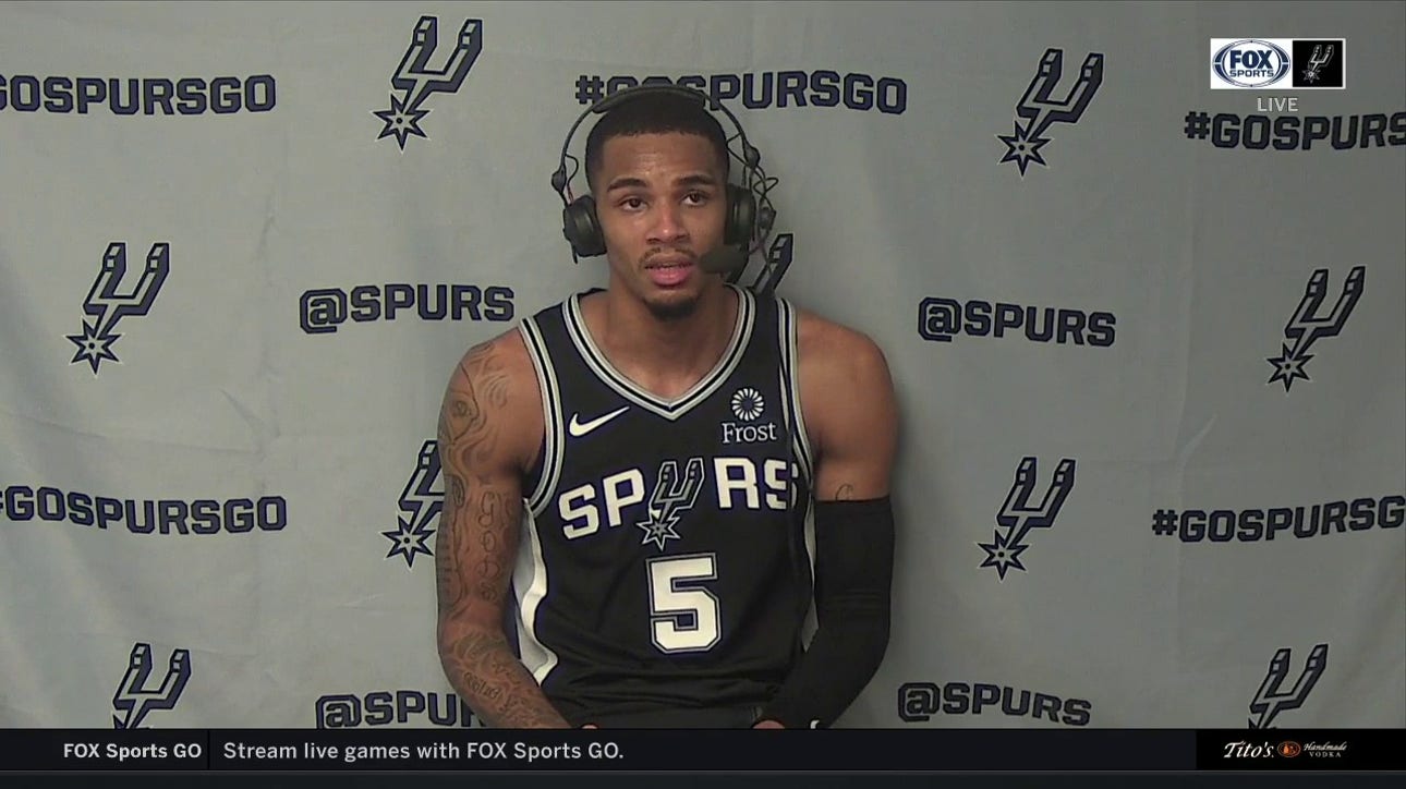 Dejounte Murray: 'It was good to get DeMar Back'