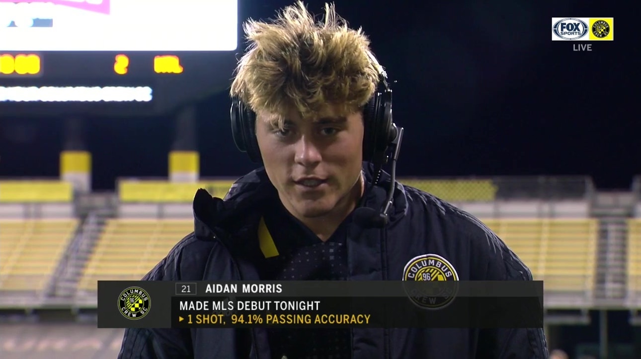 Crew's Aidan Morris reflects on first MLS start