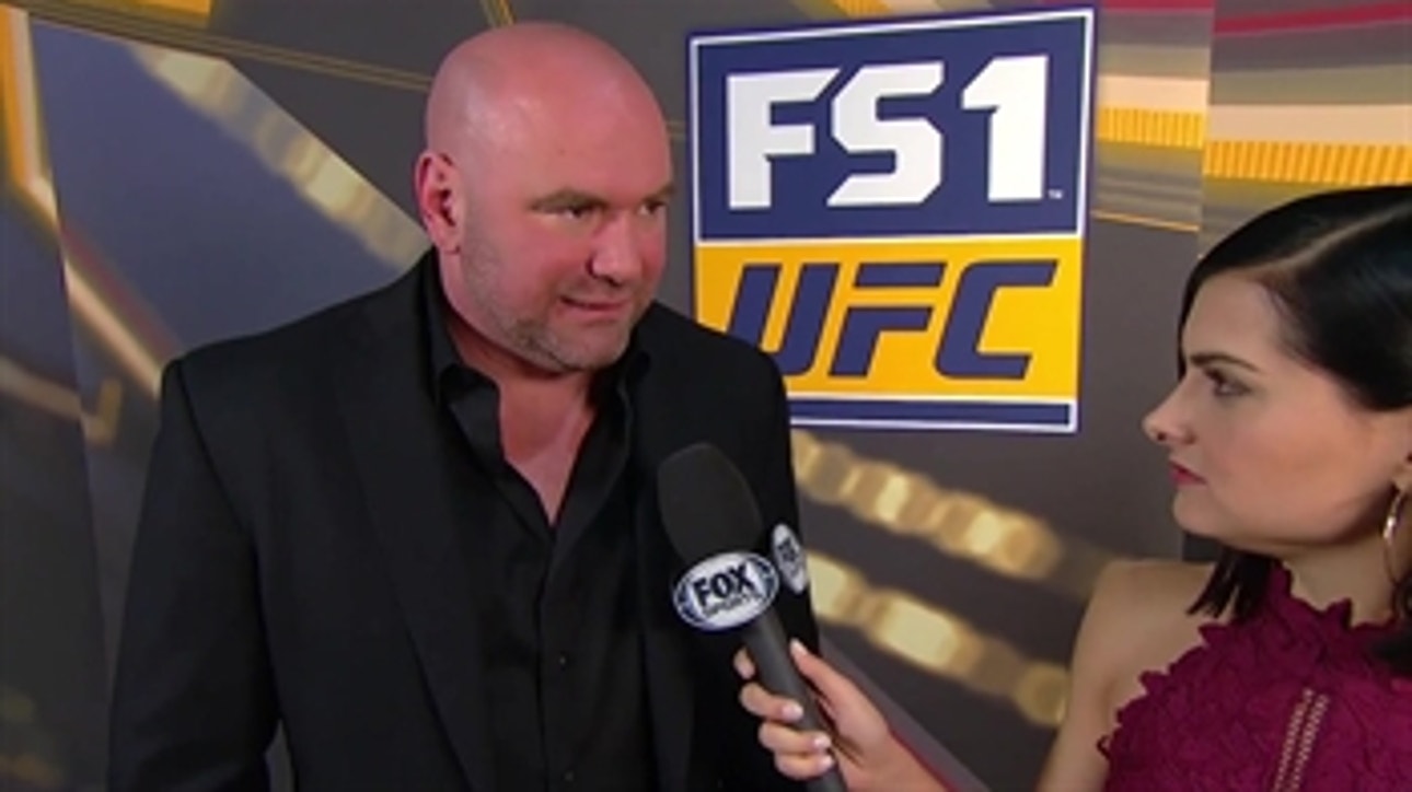 Dana White talks to Megan Olivi ' INTERVIEW ' UFC 223